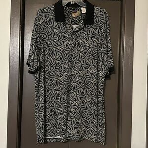 Like new Men’s Caribbean silk & cotton blend short sleeve polo, XL